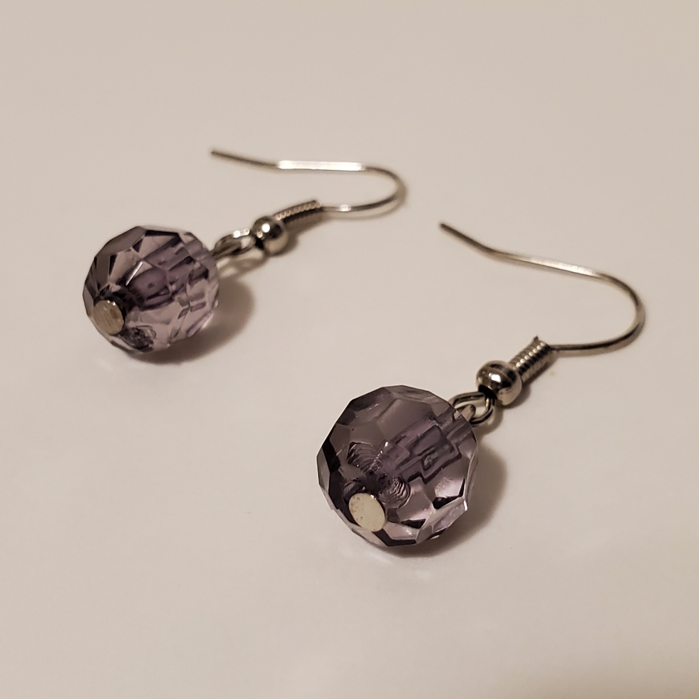 Lavender Bead earrings
